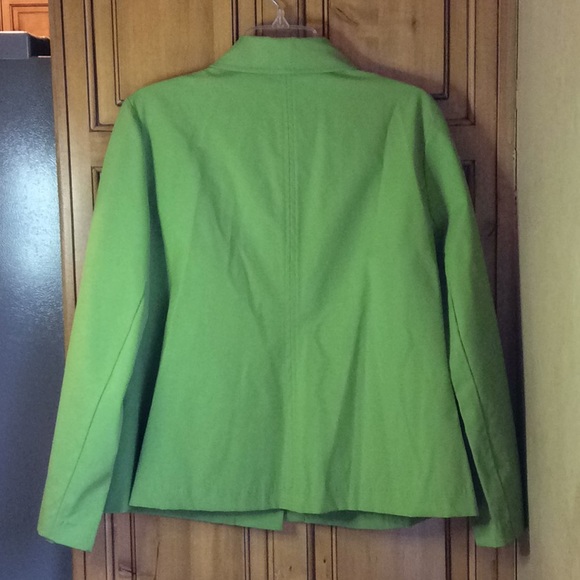 FINAL SALE PRICE R.Q.T. Vivid Lime Jacket in Petite Large - Picture 4 of 8